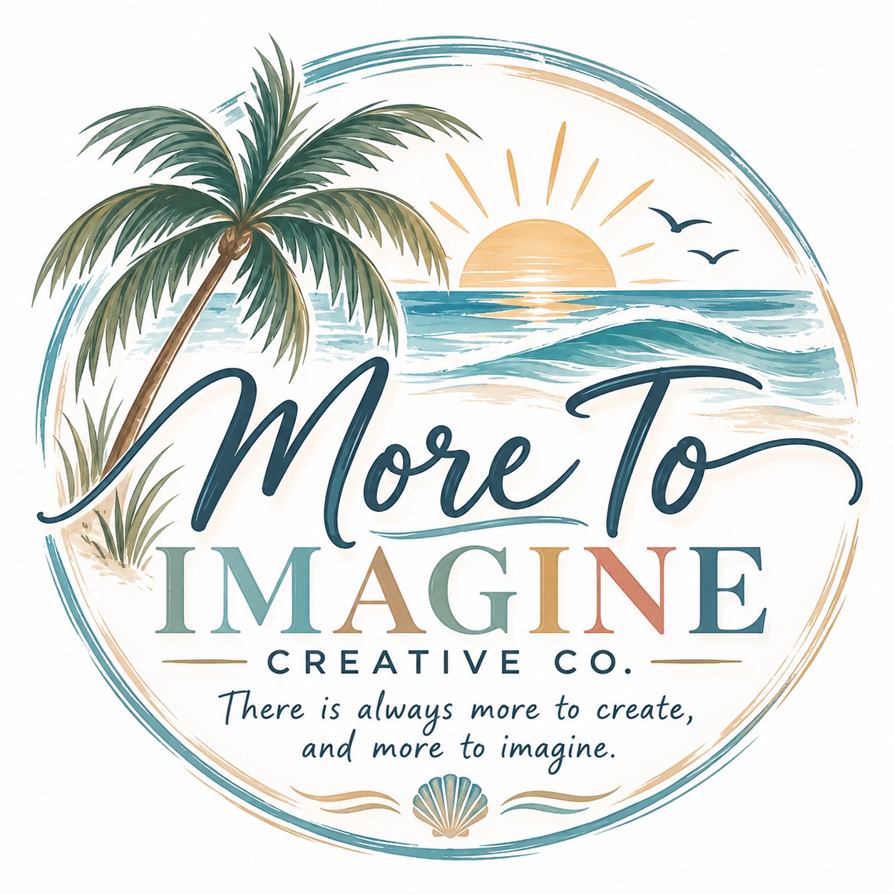 More To Imagine Creative Co. coastal logo